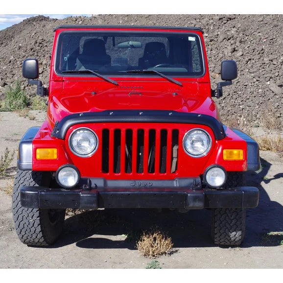 Load image into Gallery viewer, Focus Auto Design Inc. Tough Guard Hood Protection for 96-06 Jeep Wrangler TJ
