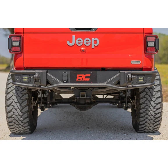 Load image into Gallery viewer, Rough Country 10650 Tubular Rear Bumper for 20-24 Jeep Gladiator JT
