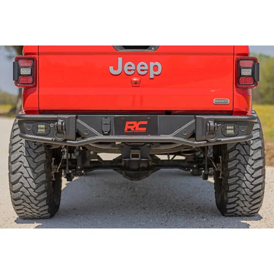 Rough Country 10650 Tubular Rear Bumper for 20-24 Jeep Gladiator JT