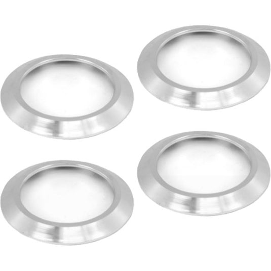 Rugged Ridge 11421.15 Brushed Billet Aluminum AC Vent Bezels for 07-10 Jeep Wrangler JK