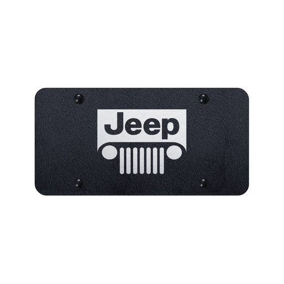 Load image into Gallery viewer, Automotive Gold PLJEEGERB Laser Etched Jeep Grill License Plate
