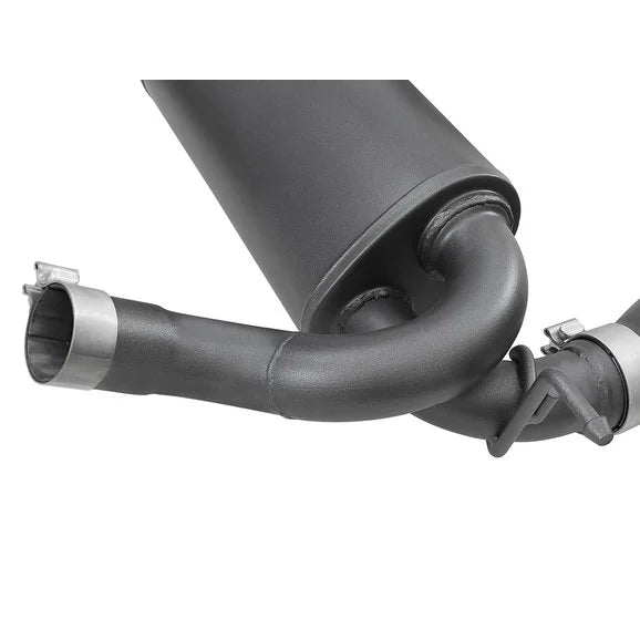 Load image into Gallery viewer, aFe Power 49-48061-B Rebel Series 2.5&quot; 409 Stainless Steel Axle-Back Exhaust System- Black for 07-18 Jeep Wrangler JK
