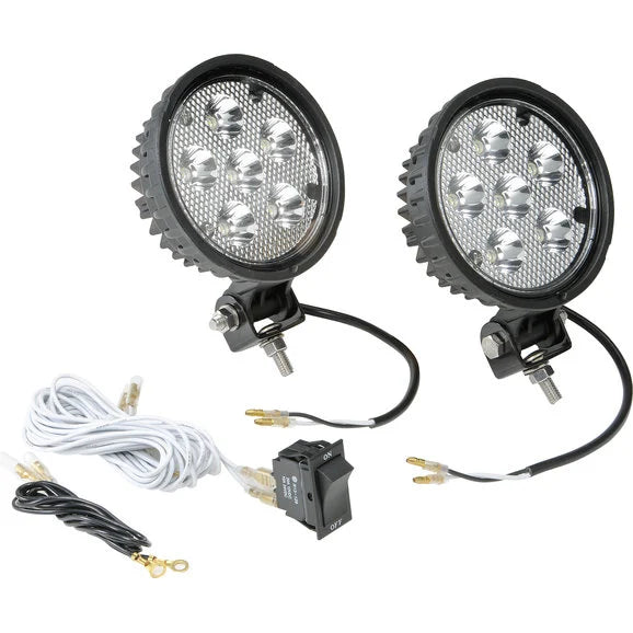 Load image into Gallery viewer, Anzo USA 881002 Stealth Vision High Power 4.5&quot; Round LED Fog Light Kit
