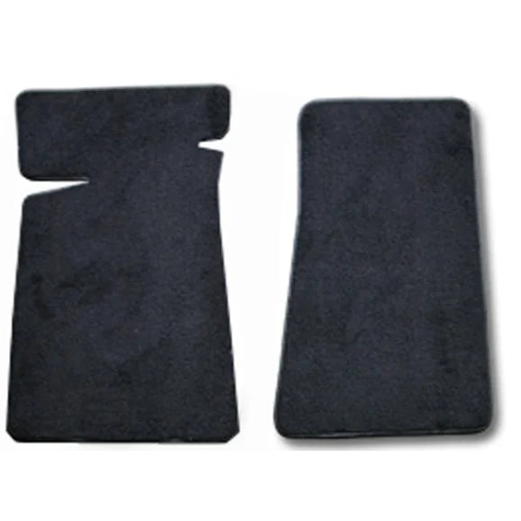 Auto Custom Carpets 14568-55-01 Custom Fit Floor Mat 2-Piece Set in Black for 59-73 Jeep CJ5