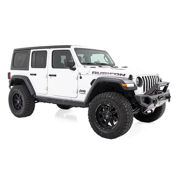 Load image into Gallery viewer, Rough Country 90801 Heavy Duty Rock Sliders for 18-24 Jeep Wrangler JL Unlimited 4-Door
