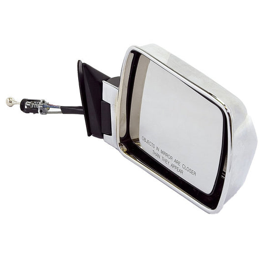 OMIX Manual Folding Mirror in Chrome for 84-96 Jeep Cherokee XJ