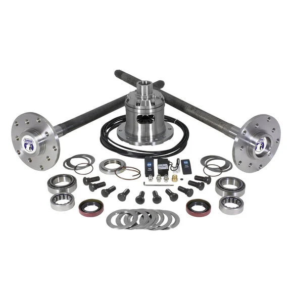 Yukon Gear & Axle Ultimate Dana 35 Axle & Zip Air Locker kit for 90-06 Jeep Wrangler TJ, YJ & Cherokee XJ w/ 3.54 and Numerically Higher Gear Ratio