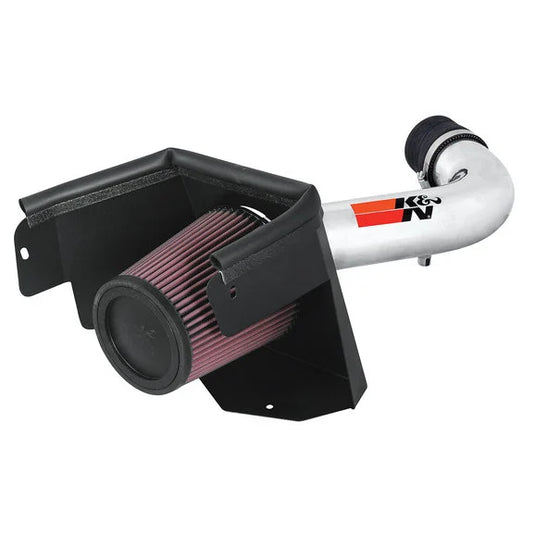 K&N 77-1553KP 77 Series High Flow Air Intake for 07-11 Jeep Wrangler JK with 3.8L