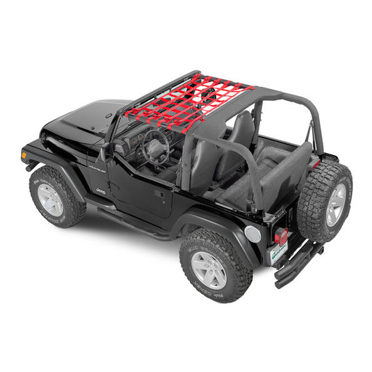 Dirtydog 4X4 Front Netting for 97-06 Jeep Wrangler TJ & Unlimited