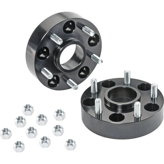 Spidertrax WHS010K 1.5" Wheel Spacer Kit in Black for 05-18 Jeep Wrangler JK, Unlimited JK, Grand Cherokee WK & Commander XK with 5x5" Bolt Pattern