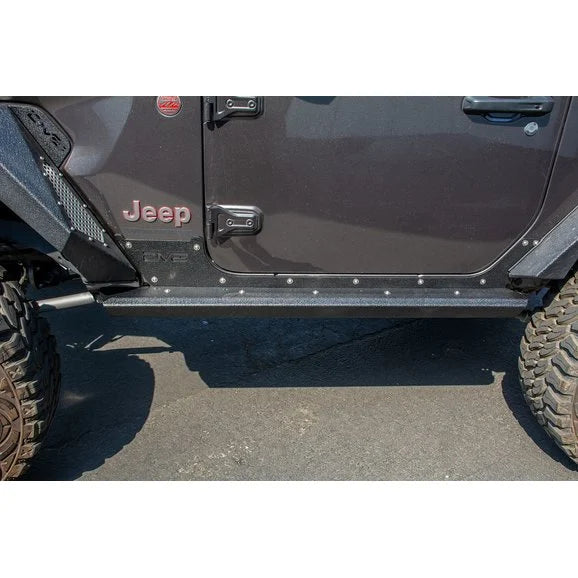 Load image into Gallery viewer, DV8 Offroad SRJL-26 Body &amp; Frame Mounted Rock Sliders for 18-22 Jeep Wrangler JL 2-Door
