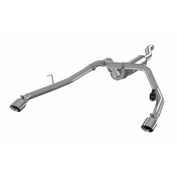 Load image into Gallery viewer, MBRP 2.5&quot; Dual Rear Exit Cat Back Exhaust System for 20-24 Jeep Gladiator JT
