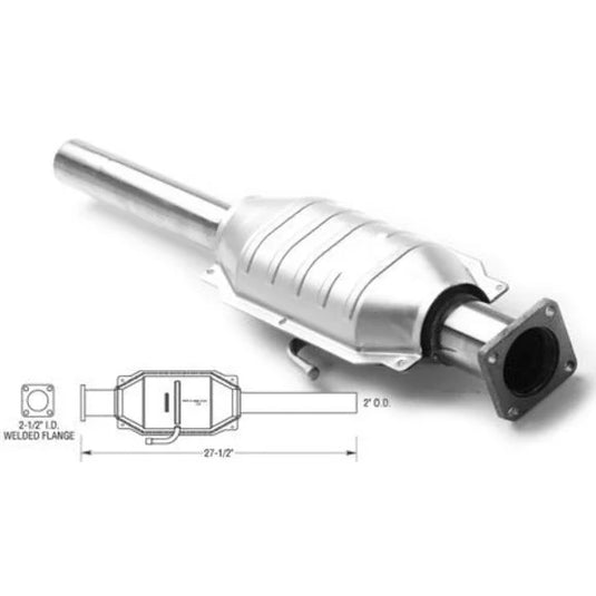 Magnaflow 23225 49 State Direct Fit Catalytic Converter for 87-90 Jeep Wrangler YJ with 4.2L Engine