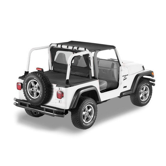 Load image into Gallery viewer, Bestop Strapless Bikini Top, Windjammer&amp; Duster Deck Cover Combo for 97-02 Jeep Wrangler TJ with Hardtop
