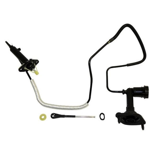 Crown Automotive 52107654AC Clutch Master Cylinder, Clutch Slave Cylinder & Hose Kit for 00-01 Jeep Cherokee XJ with 2.5L Diesel Engine