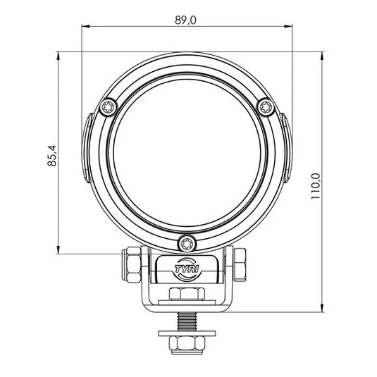 Tyri Off-Road Lights D8 LED Light