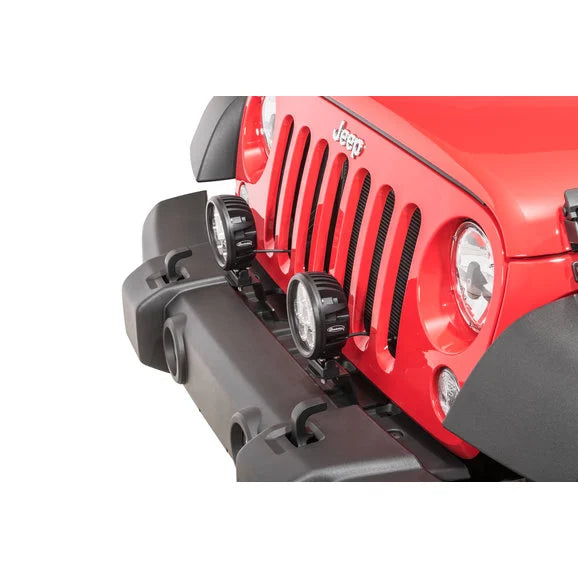 Load image into Gallery viewer, Quadratec JK-LMB Auxiliary Light Mount Brackets for 07-18 Jeep Wrangler JK
