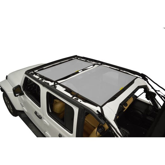 Dirtydog 4X4 Front & Rear Sun Screen for 18-23 Jeep Wrangler JL Unlimited