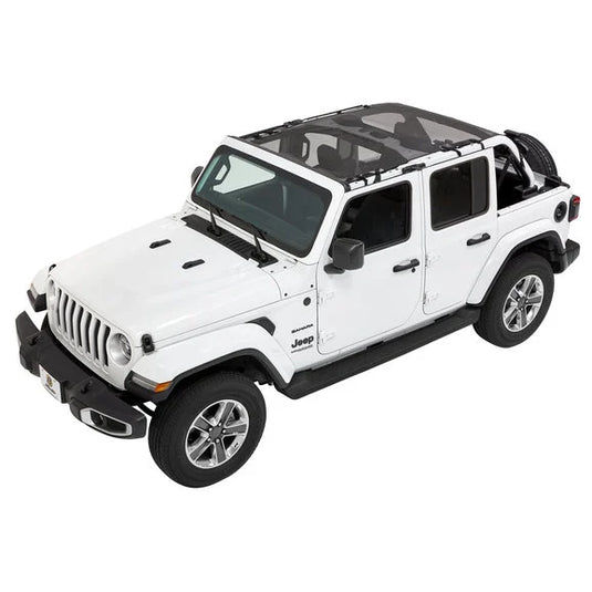 Bestop 52411-11 Sun Bikini Extended Mesh Top for 18-23 Jeep Wrangler JL Unlimited