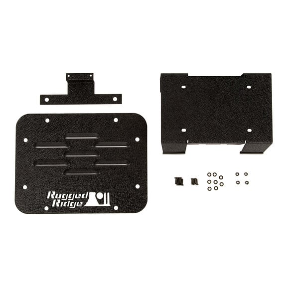 Load image into Gallery viewer, Rugged Ridge 11586.11 Tire Carrier Delete Kit for 07-18 Jeep Wrangler JK
