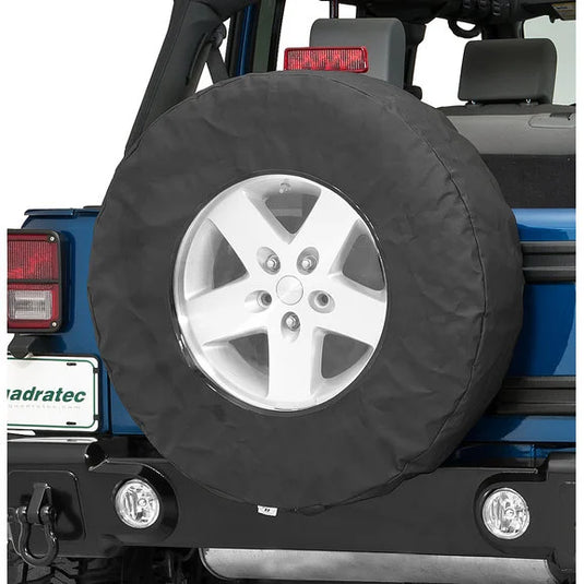 Rampage Products 783535 Spare Tire Cover with Clear Window in Black Diamond for 33"-35" Tire