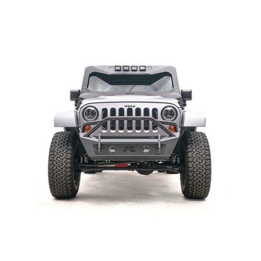 Fab Fours Front Stubby Bumper for 07-18 Jeep Wrangler JK