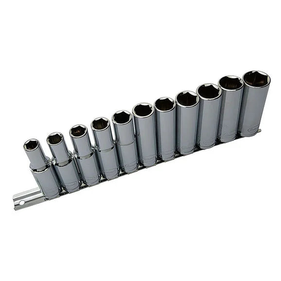 Load image into Gallery viewer, Eastwood 32173 11pc- 1/2 Inch Drive MM Deep Socket Set
