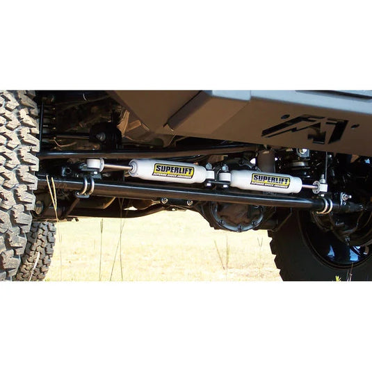 Superlift 92095 High Clearance Dual Hydraulic Steering Stabilizer Kit for 07-18 Jeep Wrangler JK