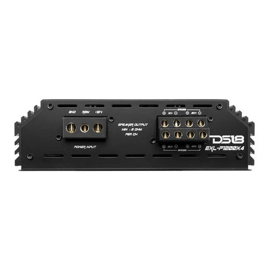 DS18 EXL-P1200X4 Four Channels Class A/B Amplifier – 600 Watts