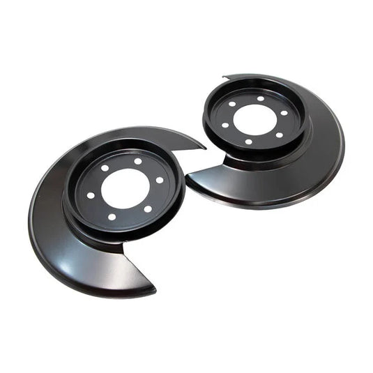 Kentrol Stainless Steel Disc Brake Dust Covers for 78-86 Jeep CJ with 2-bolt Caliper Plate