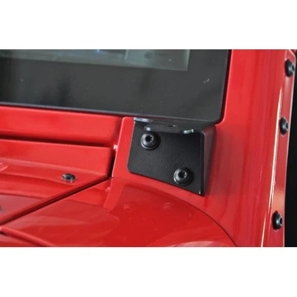 Load image into Gallery viewer, Rock Hard 4X4 RH6050 Windshield Light Mounts for 07-18 Jeep Wrangler JK
