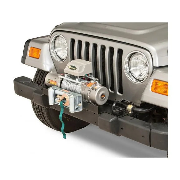 Load image into Gallery viewer, Quadratec Premium Winch Mounting Plate for 87-06 Jeep Wrangler YJ, TJ &amp; TJ Unlimited
