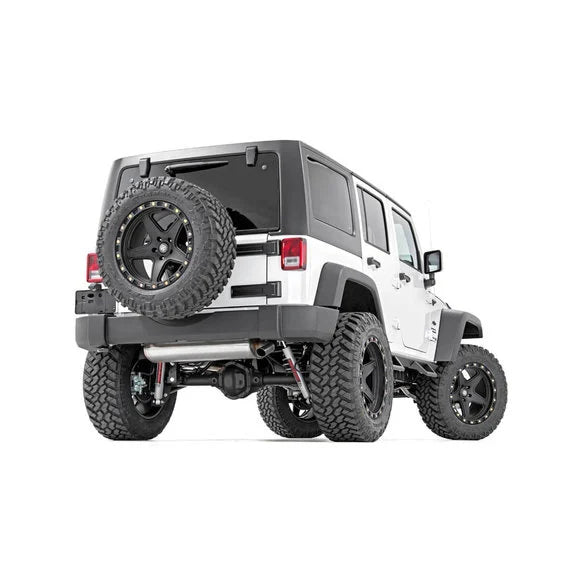 Load image into Gallery viewer, Rough Country 90765B Contoured Drop Steps for 07-18 Jeep Wrangler Unlimited JK
