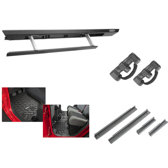 Load image into Gallery viewer, Rock Slide Engineering BD-SS-300-JK4 Gen III Step Sliders for 07-18 Jeep Wrangler JK Unlimited 4-Door
