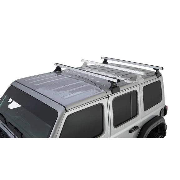 Load image into Gallery viewer, Rhino-Rack 2-Bar Backbone Roof Rack with Quick Mount Legs for 18-20 Jeep Wrangler JL Unlimited with Hardtop
