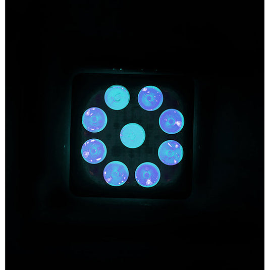 Quake LED QFR794 Fracture RGB 4" Cube LED Spot Light- Single