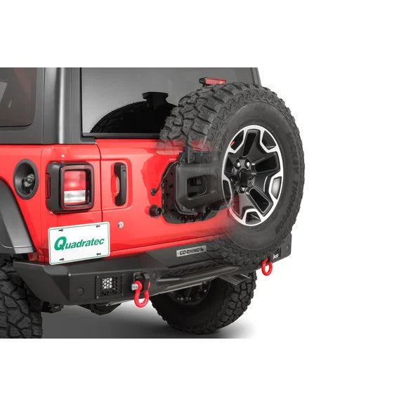 Load image into Gallery viewer, Go Rhino 372000T Rockline Spare Tire Relocation Kit for 18-20 Jeep Wrangler JL
