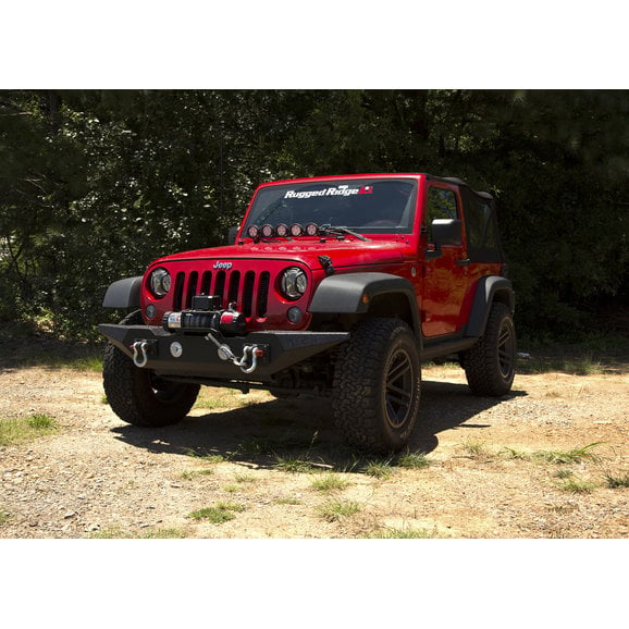 Load image into Gallery viewer, Rugged Ridge Spartan Front Bumper for 07-18 Jeep Wrangler JK
