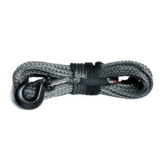 Rugged Ridge 15102.12 Synthetic Winch Rope 7/16" x 90' in Dark Gray