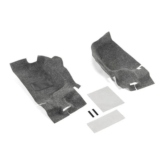 Bedrug BRJL18F2 Premium Carpeted 2 Piece Front Floor Kit for 18-24 Jeep Wrangler JL 2-Door