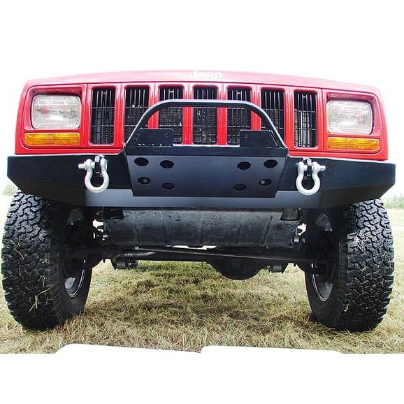 Load image into Gallery viewer, Rock Hard 4X4 RH1015-A Front Bumper Winch Plate for 84-01 Jeep Cherokee XJ
