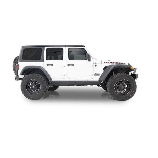 Rough Country 90801 Heavy Duty Rock Sliders for 18-24 Jeep Wrangler JL Unlimited 4-Door