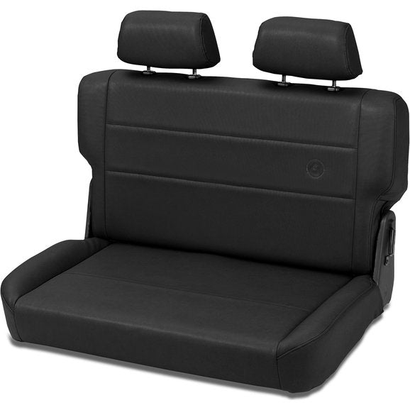 Load image into Gallery viewer, Bestop TrailMax II Fold &amp; Tumble Rear Bench Seat in Vinyl for 55-95 Jeep CJ5, CJ6, CJ7, CJ8 Scrambler &amp; Wrangler YJ
