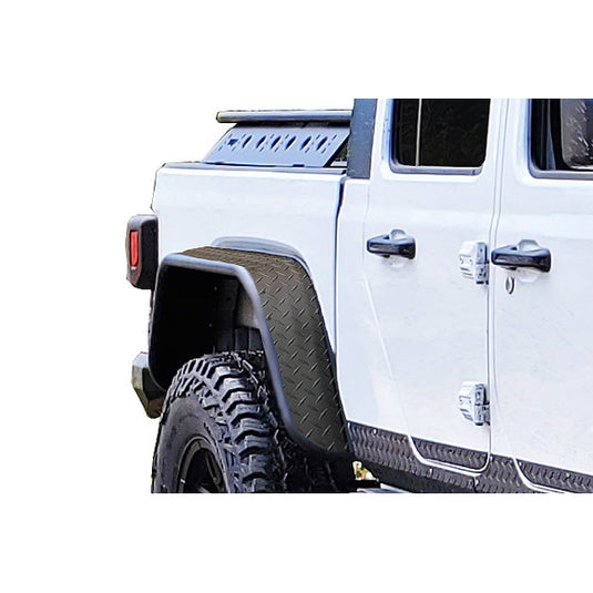 Warrior Products Rear Tube Fender Flares for 20-23 Jeep Gladiator JT