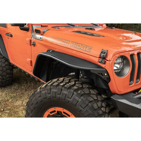 Rugged Ridge HD Steel Tube Fenders for 18-24 Jeep Wrangler JL