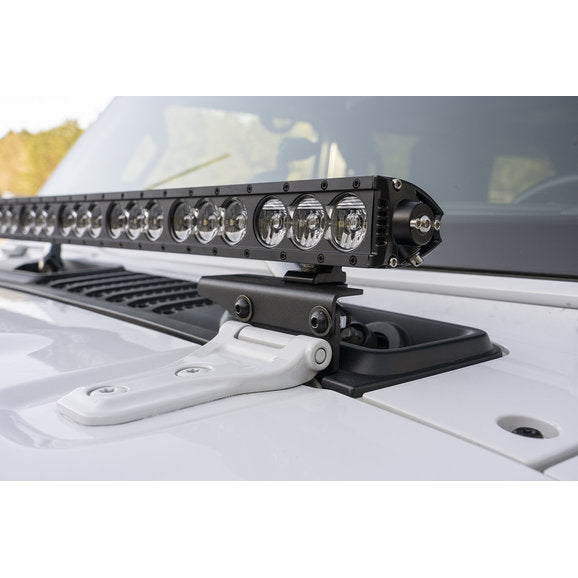 Load image into Gallery viewer, Rugged Ridge 11232.71 Cowl Light Bar Brackets for 18-24 Jeep Wrangler JL &amp; Gladiator JT
