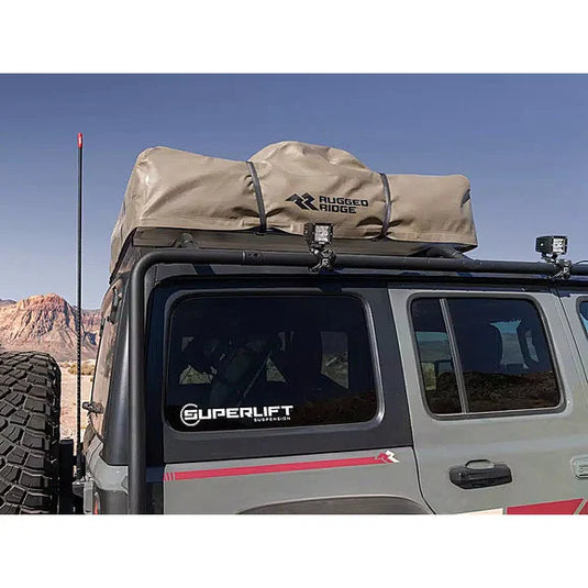 Rugged Ridge 11703.23 Sherpa Roof Rack System for 18-24 Jeep Wrangler JL Unlimited