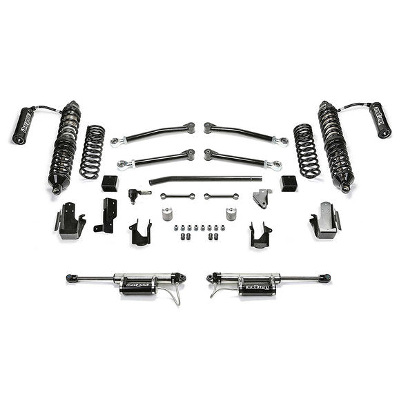 Load image into Gallery viewer, Fabtech 3″ Trail Lift Kit with 2.5&quot; Dirt Logic Front Reservoir Shocks &amp; 2.25&quot; Rear Dirt Logic Shocks for 20-22 Jeep Wrangler JL Unlimited 4-Door
