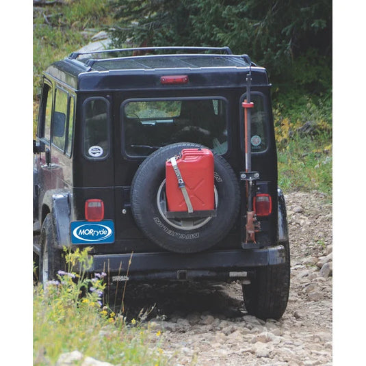 MORryde Spare Tire Jerry Can Mount for 87-18 Jeep Vehicles