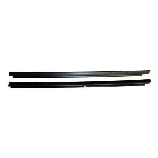 Crown Automotive 55395268K Door Glass Weatherstrip Set for 07-18 Jeep Wrangler JK with Full Steel Doors